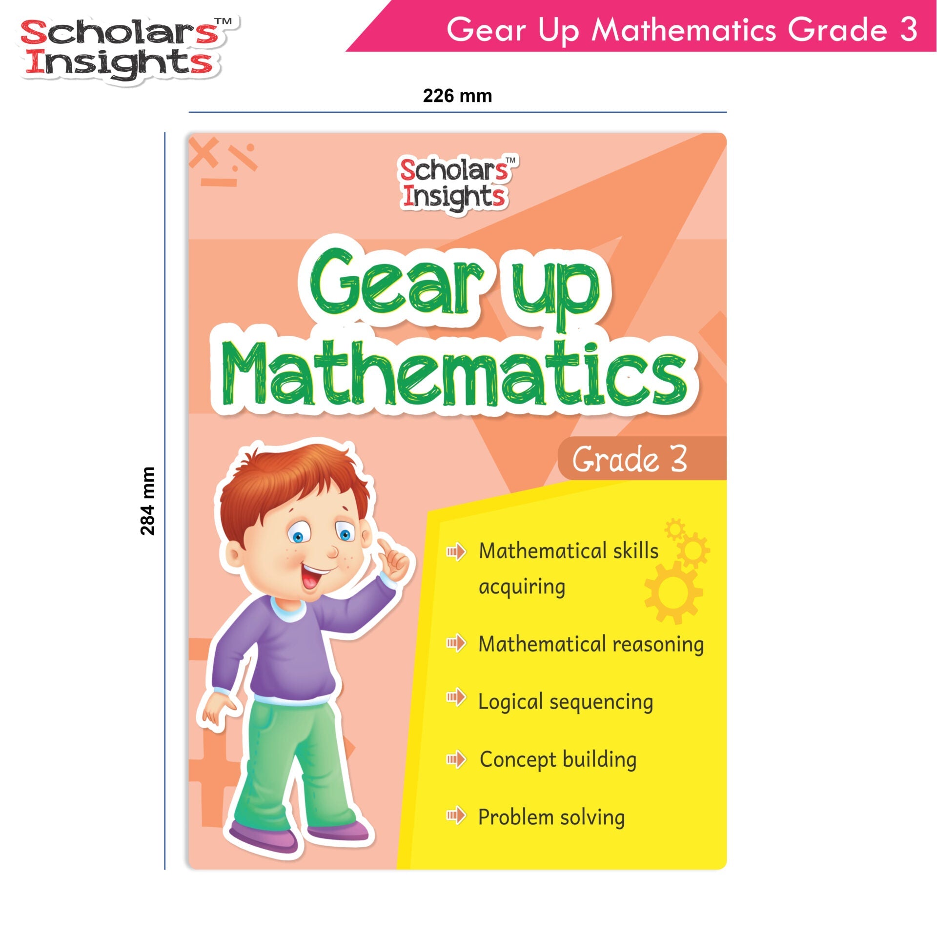 Scholars Insights Gear Up Maths Grade 3 | Grocsy