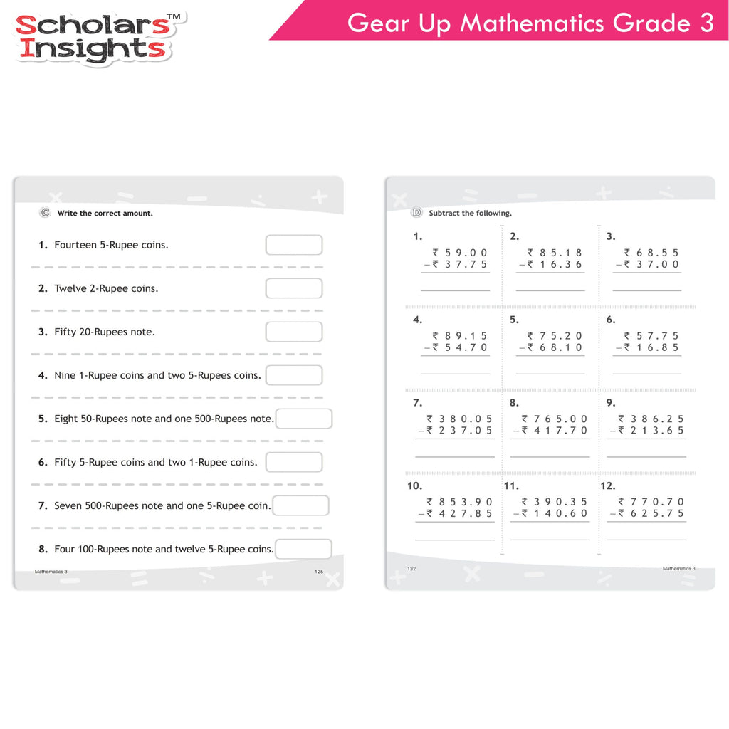 Scholars Insights Gear Up Maths Grade 3 | Grocsy
