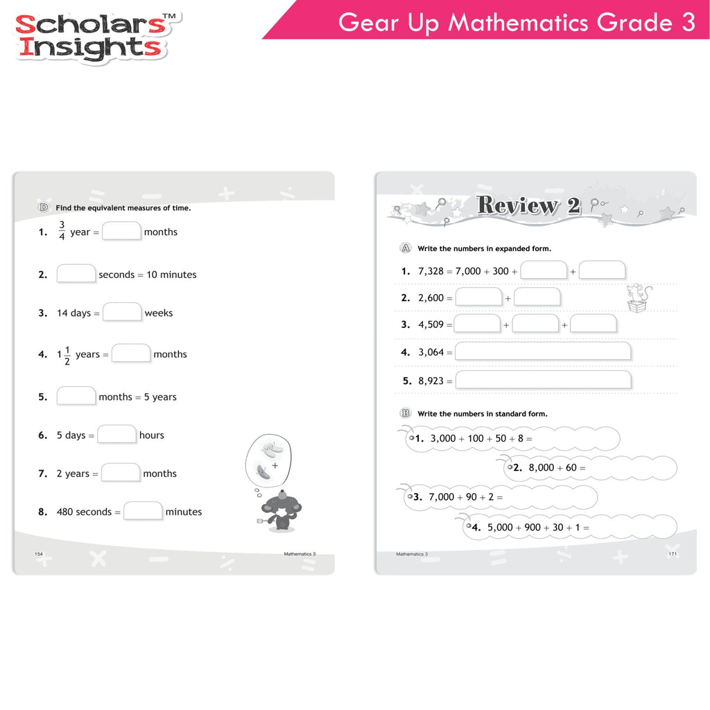 Scholars Insights Gear Up Maths Grade 3 | Grocsy