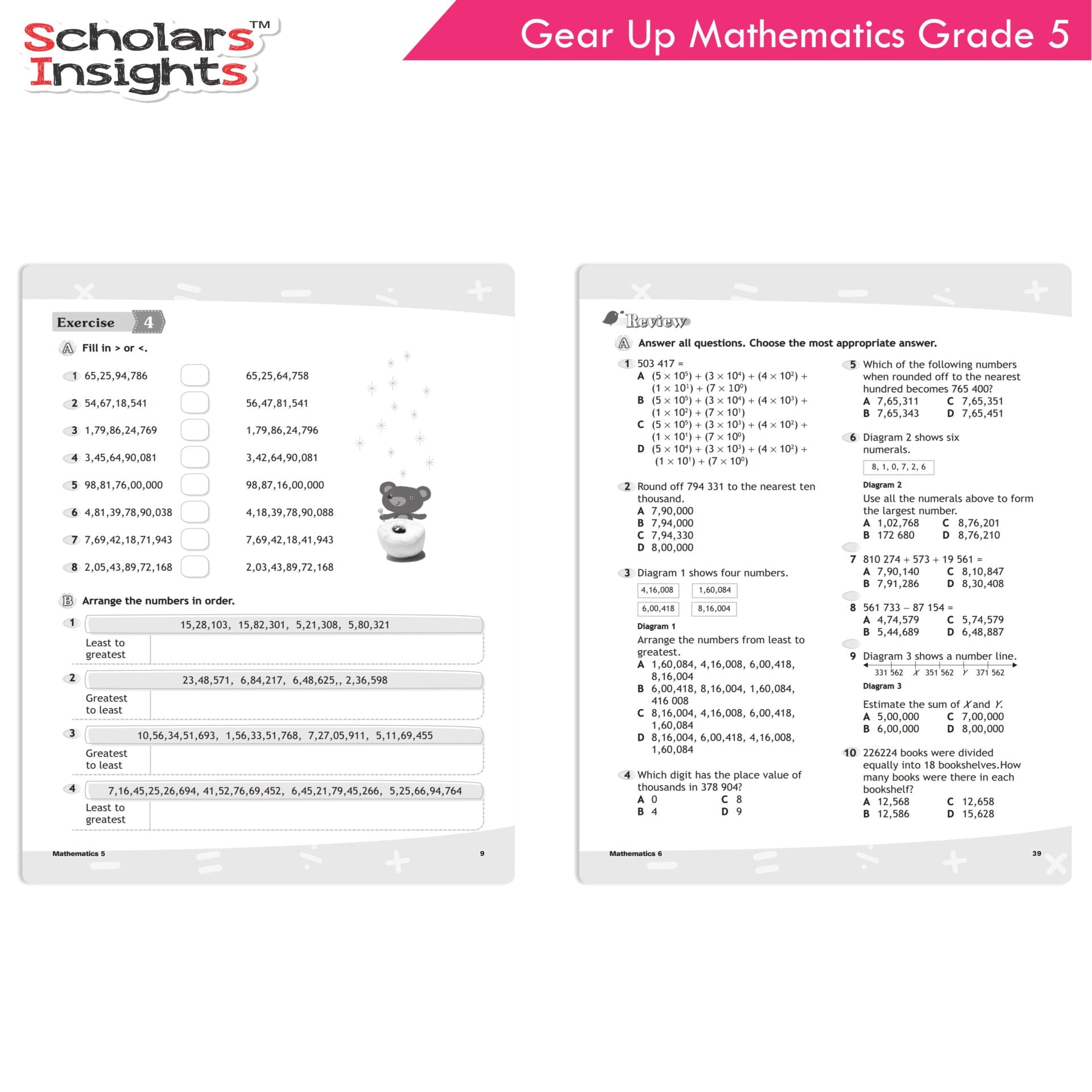Scholars Insights Gear Up Maths Grade 5 | Grocsy