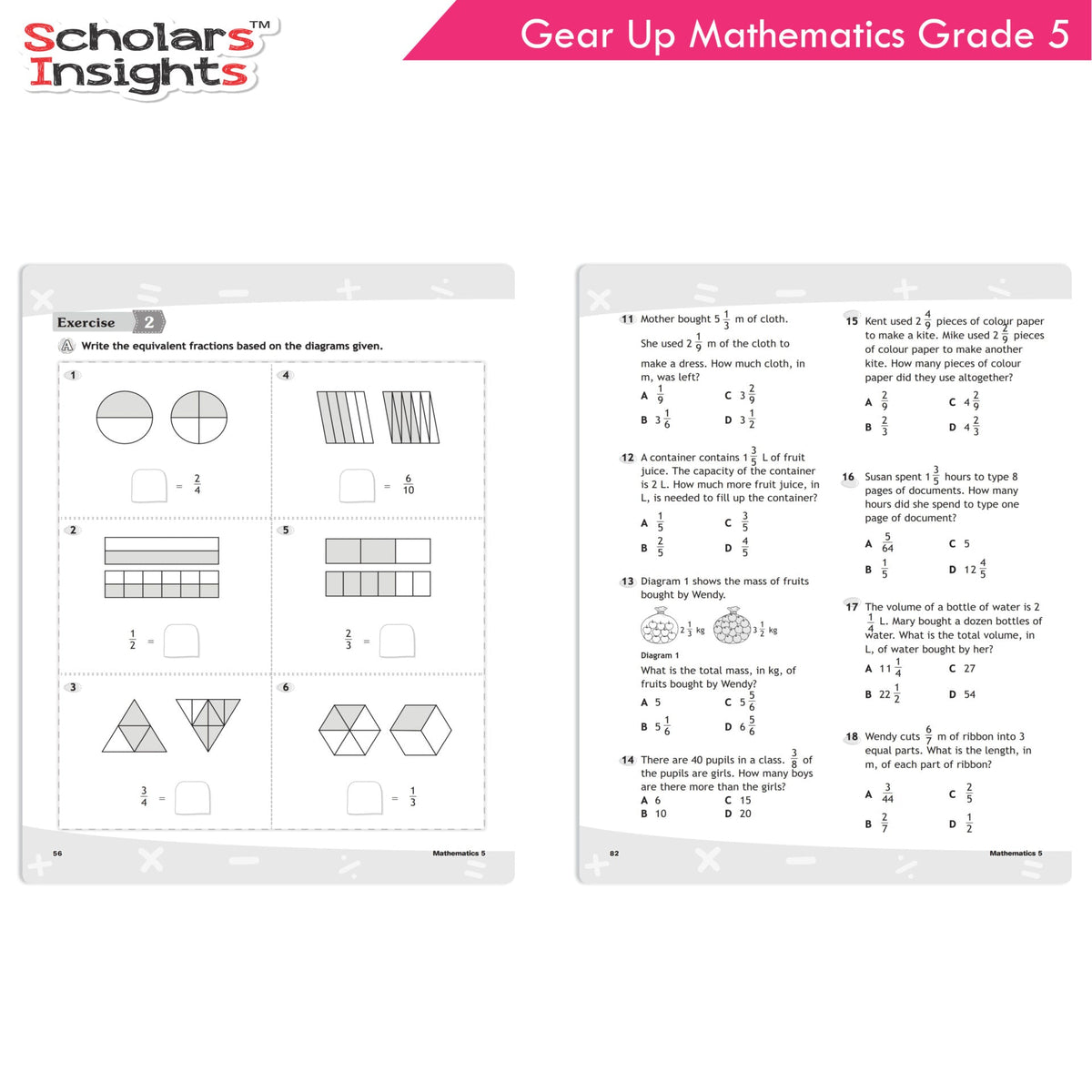 Scholars Insights Gear Up Maths Grade 5 | Grocsy