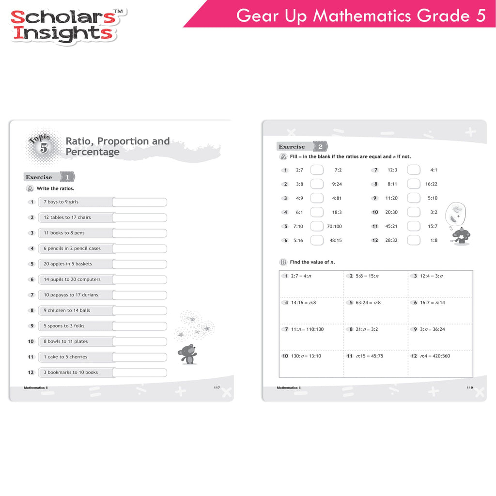 Scholars Insights Gear Up Maths Grade 5 | Grocsy