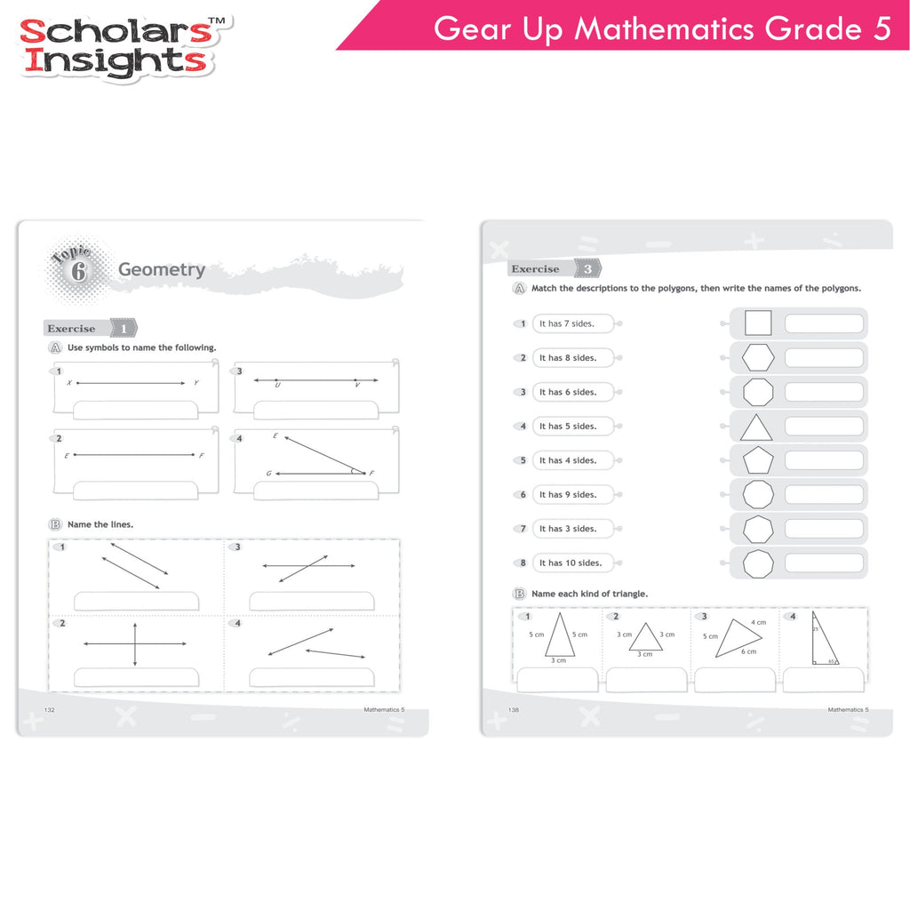 Scholars Insights Gear Up Maths Grade 5 | Grocsy