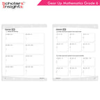 Scholars Insights Gear Up Maths Grade 6 | Grocsy