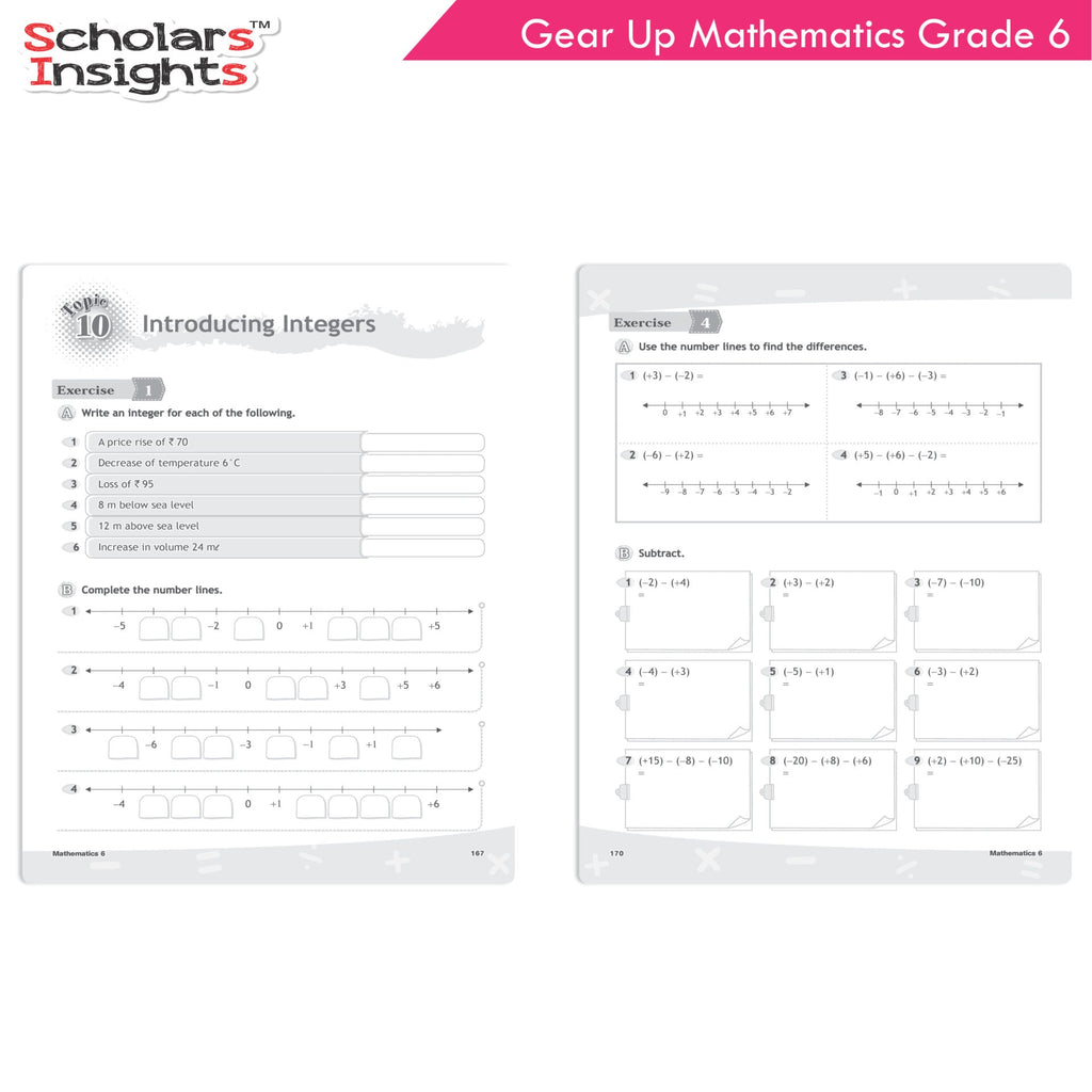 Scholars Insights Gear Up Maths Grade 6 | Grocsy