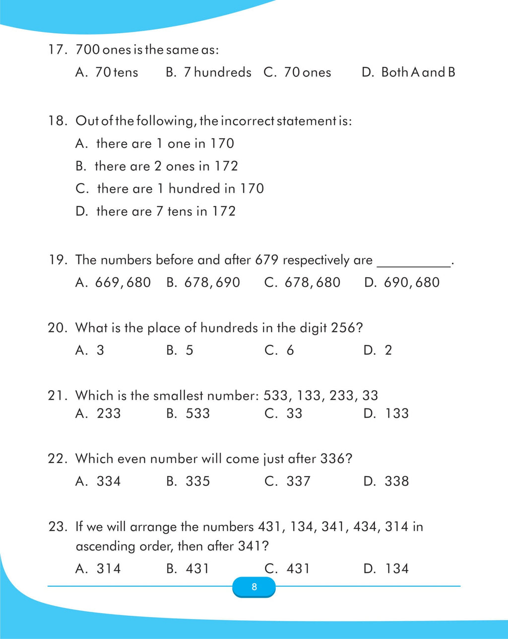 Scholars Insights Maths Olympiad Grade 2 | Grocsy