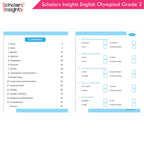 Scholars Insights Olympiad English, Maths and Science Workbooks Set Grade 2| Set of 3| Ages 7 - 9 Year | Grocsy