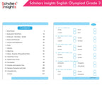 Scholars Insights Olympiad English, Maths and Science Workbooks Set Grade 3| Set of 3| Ages 8 - 10 Years | Grocsy