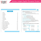 Scholars Insights Olympiad English, Maths and Science Workbooks Grade 5| Set of 3| Ages 10 - 12 Year | Grocsy