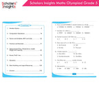 Scholars Insights Olympiad English, Maths and Science Workbooks Grade 5| Set of 3| Ages 10 - 12 Year | Grocsy