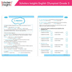 Scholars Insights Olympiad English, Maths and Science Workbooks Grade 5| Set of 3| Ages 10 - 12 Year | Grocsy