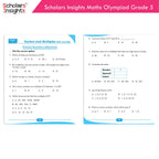 Scholars Insights Olympiad English, Maths and Science Workbooks Grade 5| Set of 3| Ages 10 - 12 Year | Grocsy