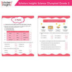 Scholars Insights Olympiad English, Maths and Science Workbooks Grade 5| Set of 3| Ages 10 - 12 Year | Grocsy
