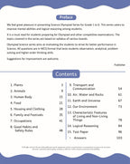 Scholars Insights Science Olympiad Grade 2| Science Practical Questions in MCQ format, QMR Sheet, Self Evaluation Sheet, Test Paper| Ages 7-8 Years | Grocsy