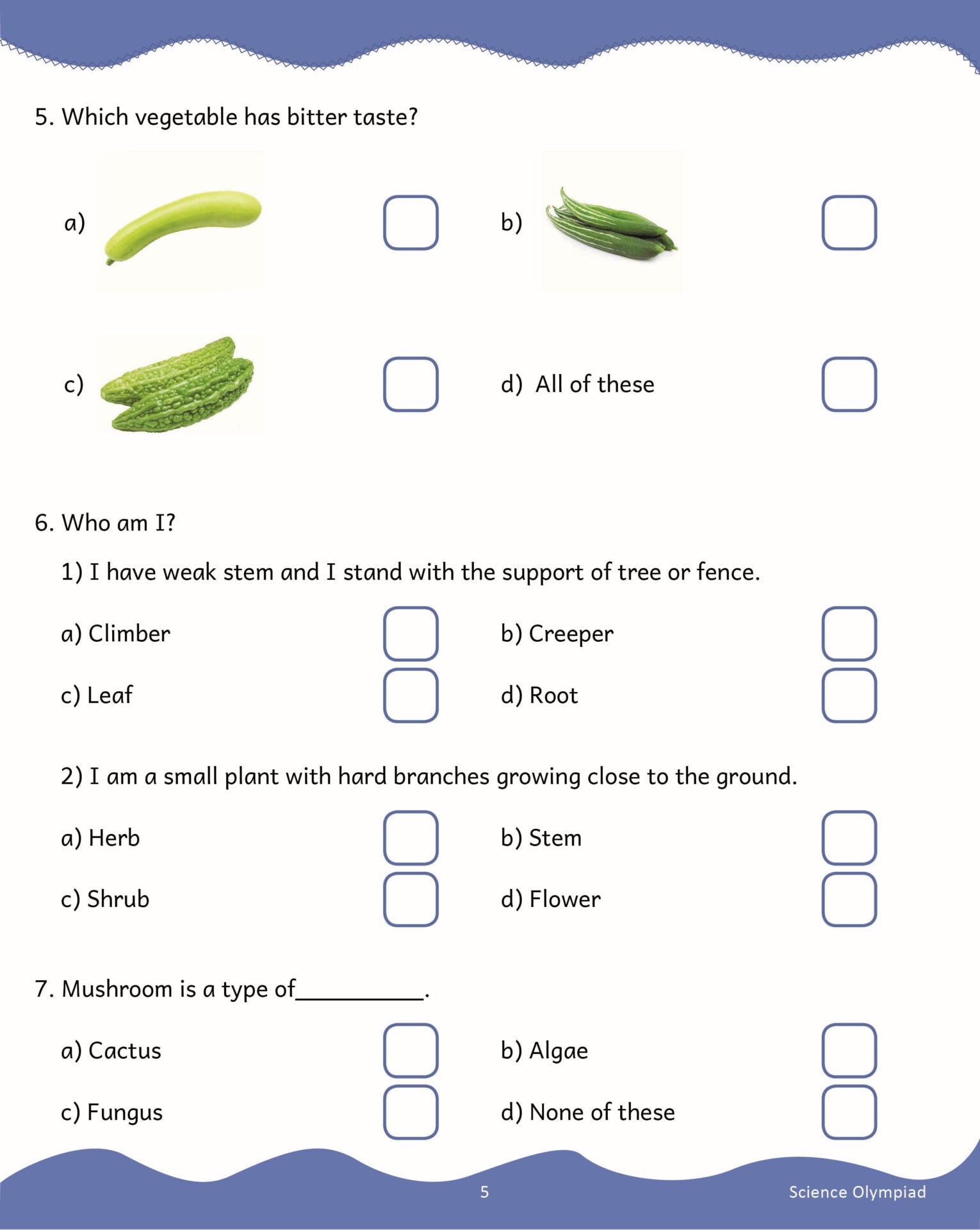 Scholars Insights Science Olympiad Grade 2| Science Practical Questions in MCQ format, QMR Sheet, Self Evaluation Sheet, Test Paper| Ages 7-8 Years | Grocsy