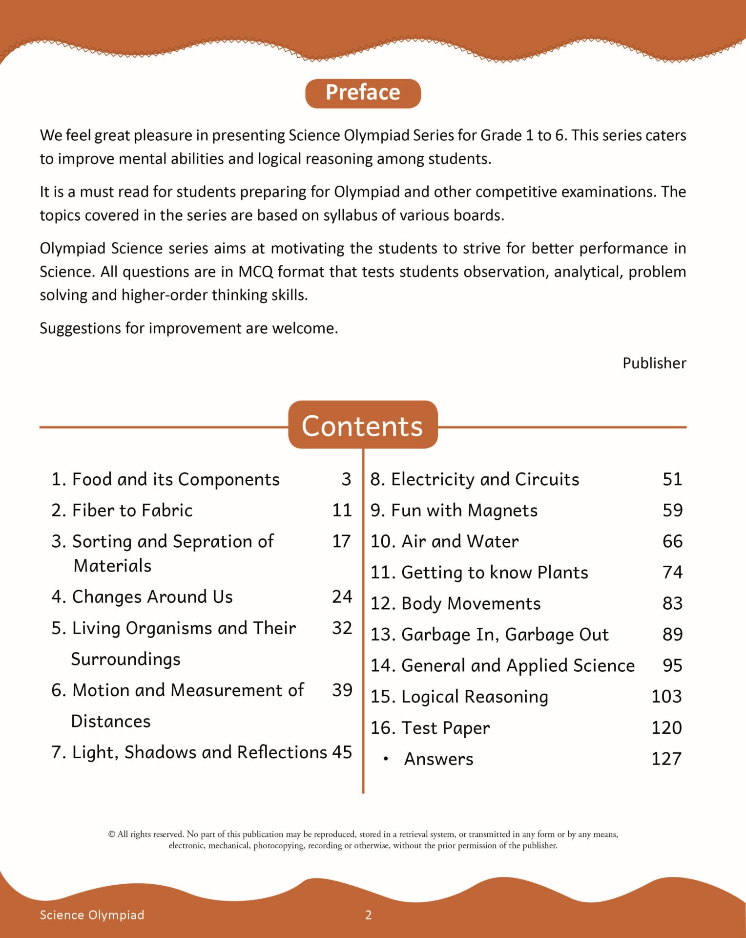 Scholars Insights Science Olympiad Grade 6 | Grocsy