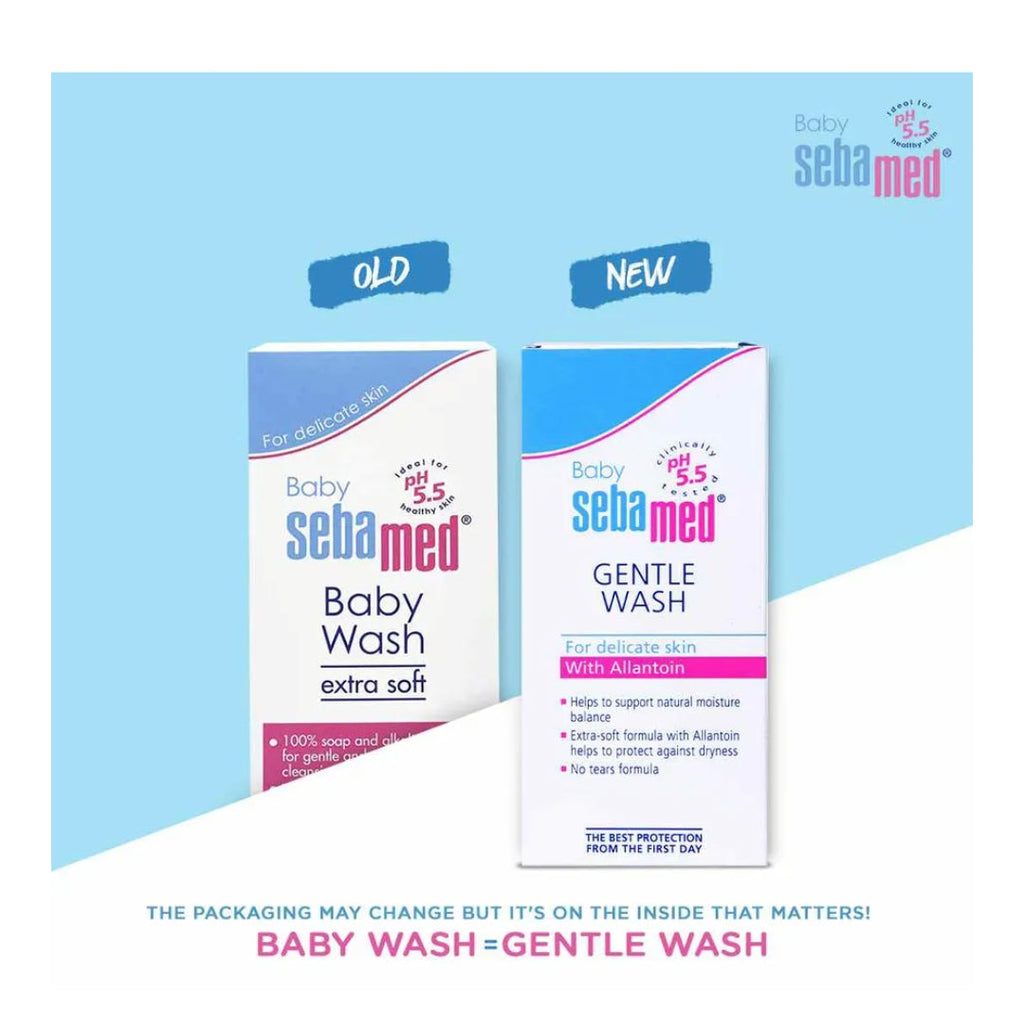 Sebamed Baby Gentle Wash, Protects Skin from Dryness | Grocsy