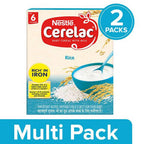 Nestle Cerelac Baby Cereal with Milk - Rice, From 6-12 Months | Grocsy