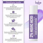 Bake 2% Kojic Acid Tinted Butter Brightening Lip Balm | Grocsy