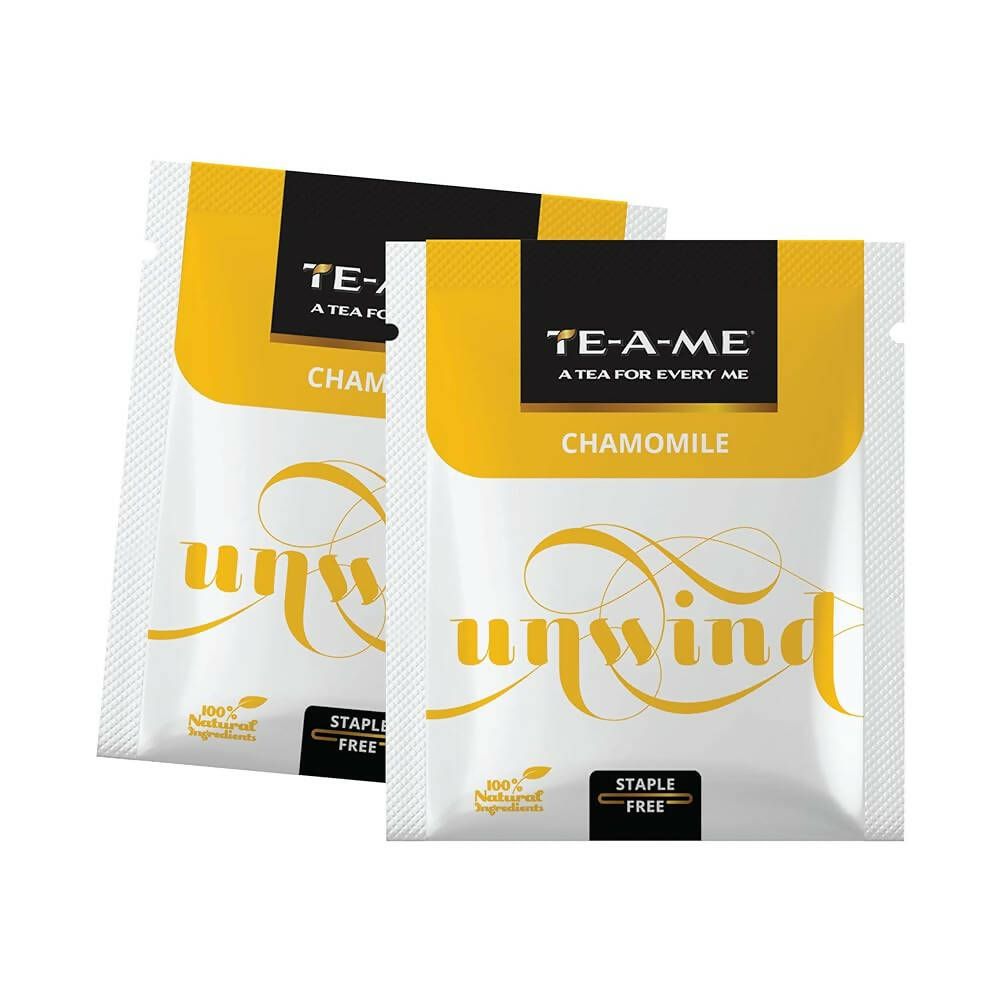 TE-A-ME Unwind Chamomile Herbal Tea Bags | Grocsy