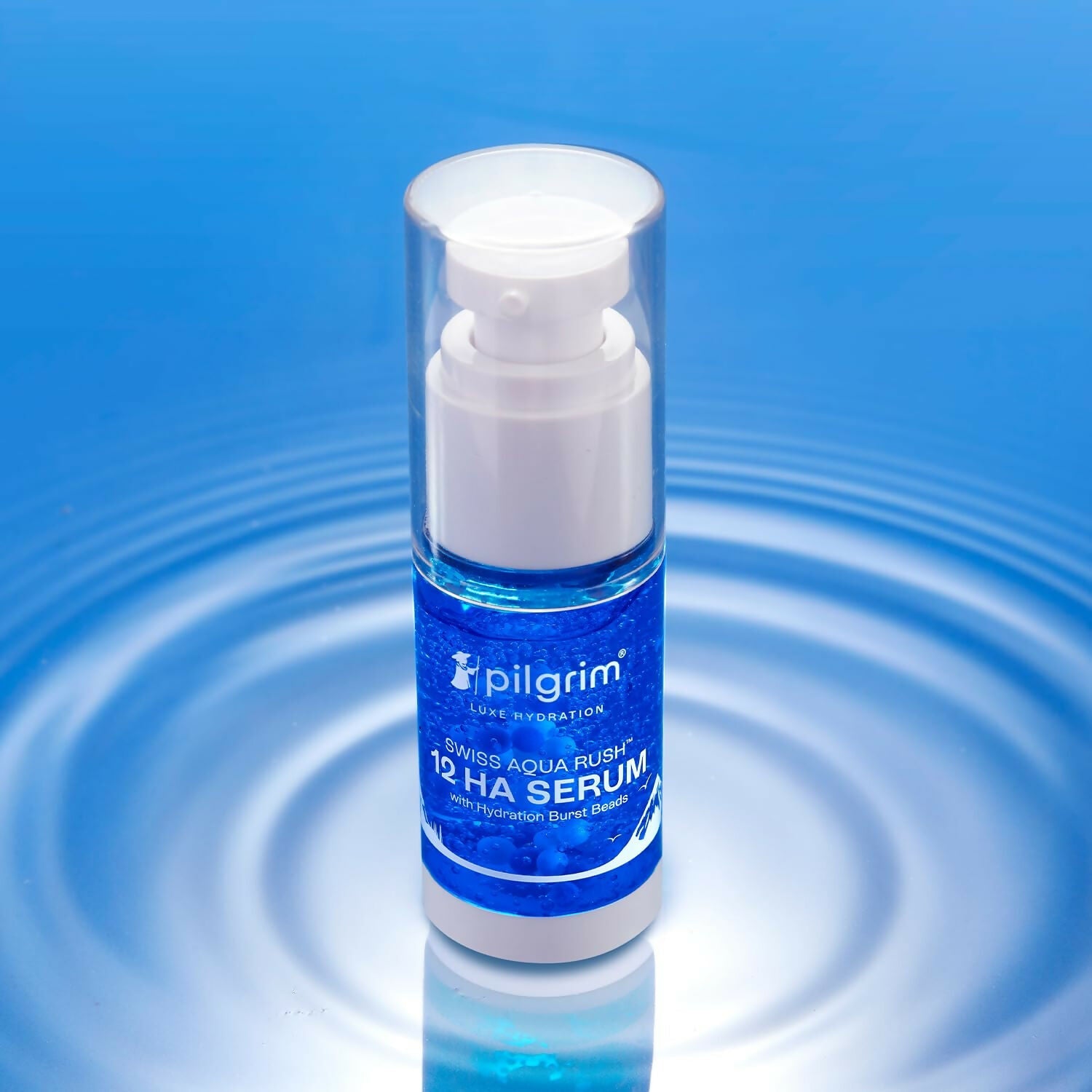 Pilgrim Swiss Aqua Rush 12 HA Serum with Hydration Burst Beads | Grocsy
