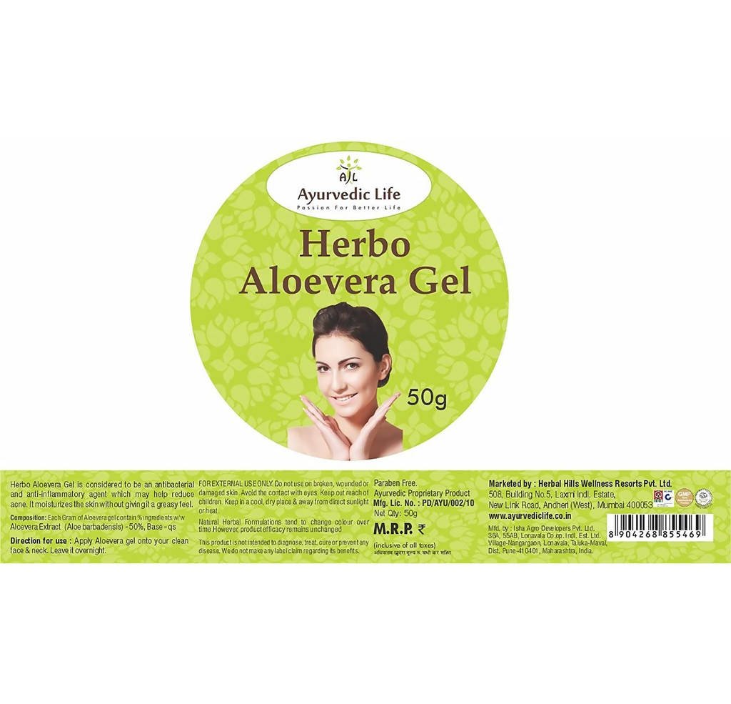 Ayurvedic Life Herbo Aloevera Gel | Grocsy