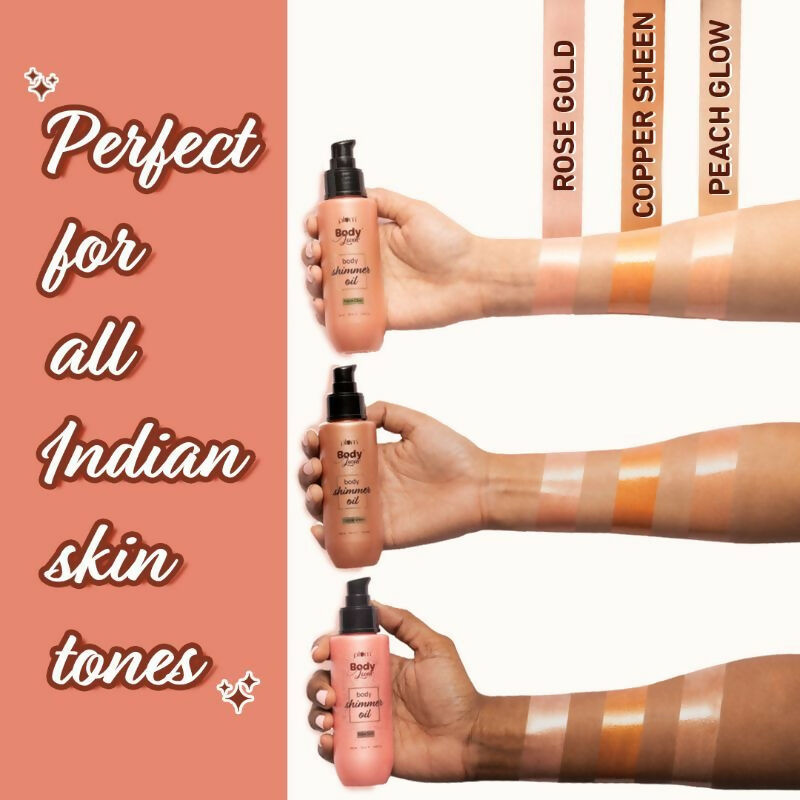 Plum Bodylovin' Body Shimmer Oil - Peach Glow | Grocsy