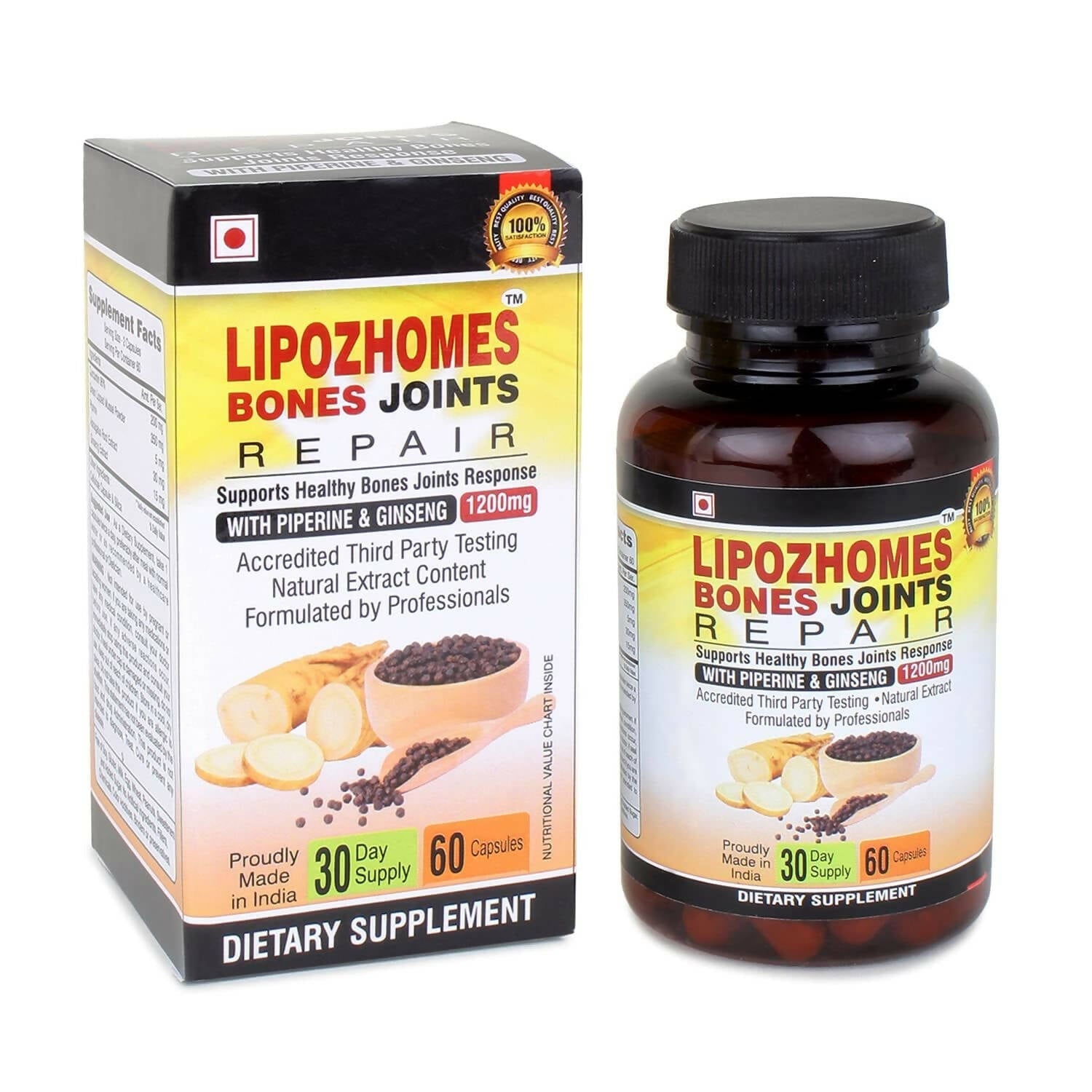 Navchetana Kendra Lipozhomes Bones and Joint Repair Capsules | Grocsy