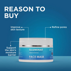 Zobha Illuminat Korean Glass Finish Face Mask With Blue Lotus Water Extract | Grocsy