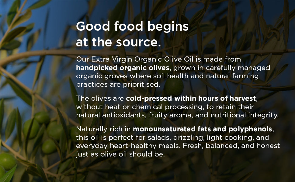 Pure & Sure Organic Extra Virgin Olive Oil | Grocsy