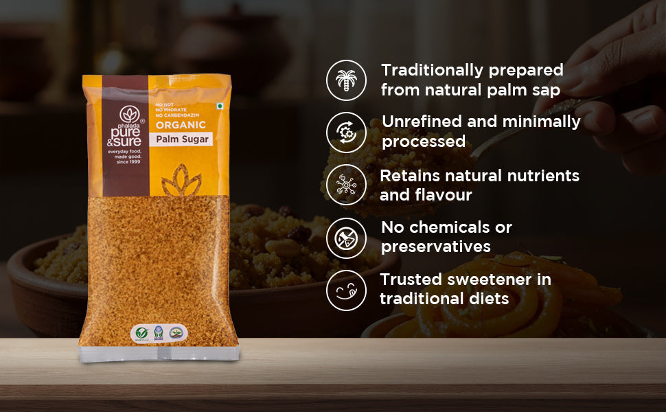 Pure & Sure Organic Palm Sugar | Grocsy