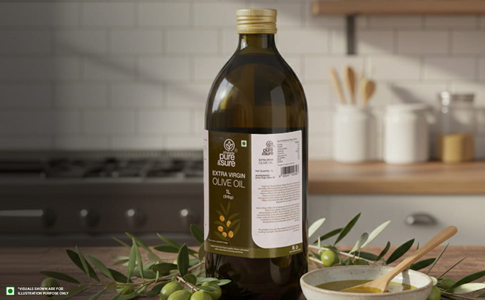 Pure & Sure Organic Extra Virgin Olive Oil | Grocsy