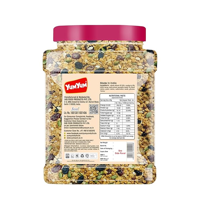 Yum Yum Berries & Seeds Muesli Jar | Grocsy