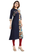 Snehal Creations Designer Rayon Long Kurti With Embroidery | Grocsy