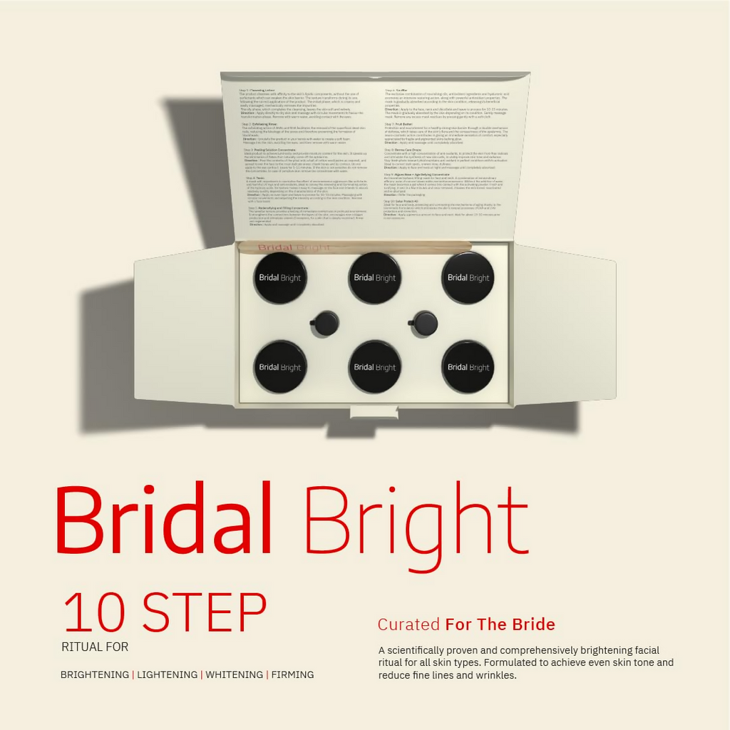 Kanpeki Pro 10 Step Bridal Bright Facial Kit | Grocsy