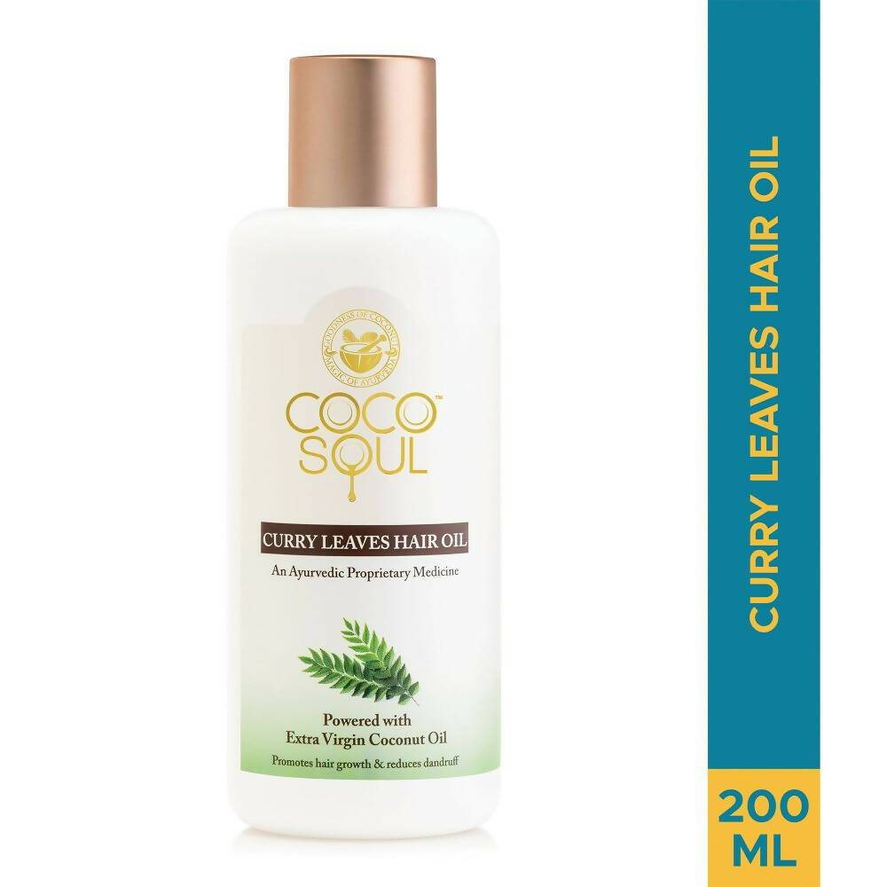 Coco Soul Curry Leaves Hair Oil | Grocsy