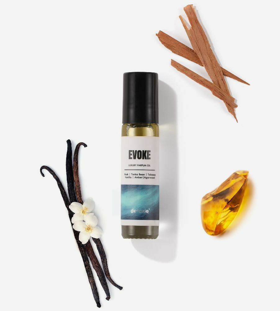 Detoxie Evoke - Luxury Parfum Oil (Attar) Non-Alcoholic | Grocsy