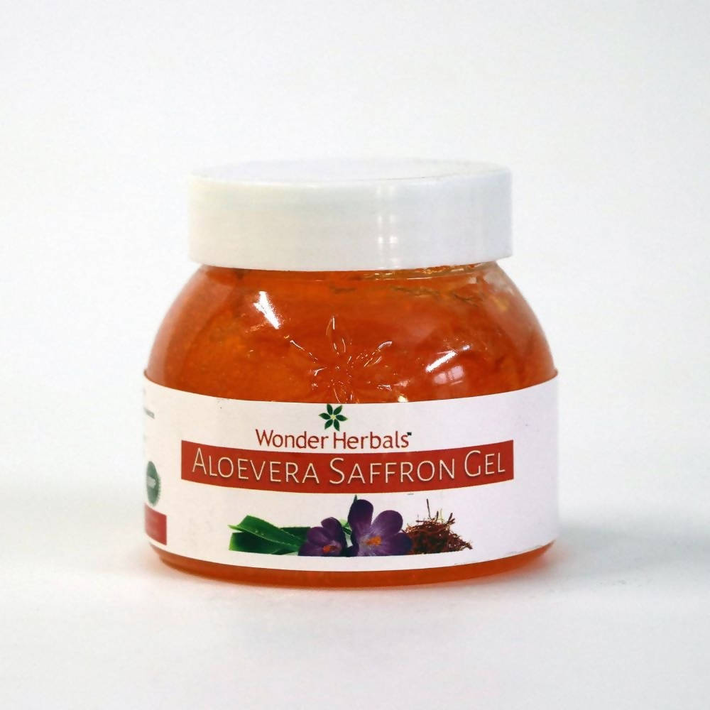 Wonder Herbals Aloevera Saffron Face Gel | Grocsy