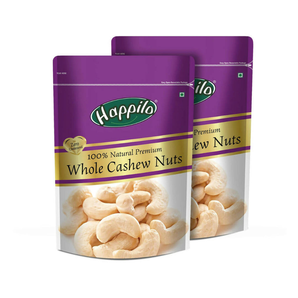 Happilo Premium Whole Cashew Nuts | Grocsy
