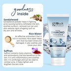 Globus Naturals Revival Diamond Face Scrub, Suitable For All Skin Types | Grocsy