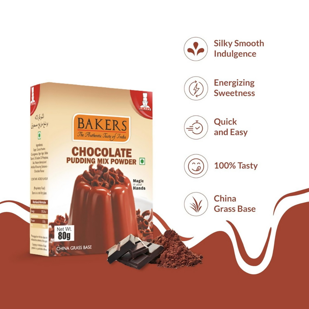 BAKERS Instant Pudding Mix - Chocolate Flavor | Grocsy