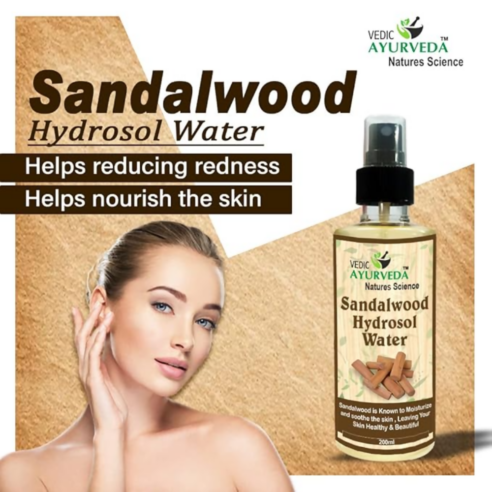 VedicAyurveda Sandalwood Hydrosol Water | Grocsy