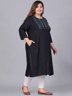 Sztori Women Thread Work Kurta | Grocsy
