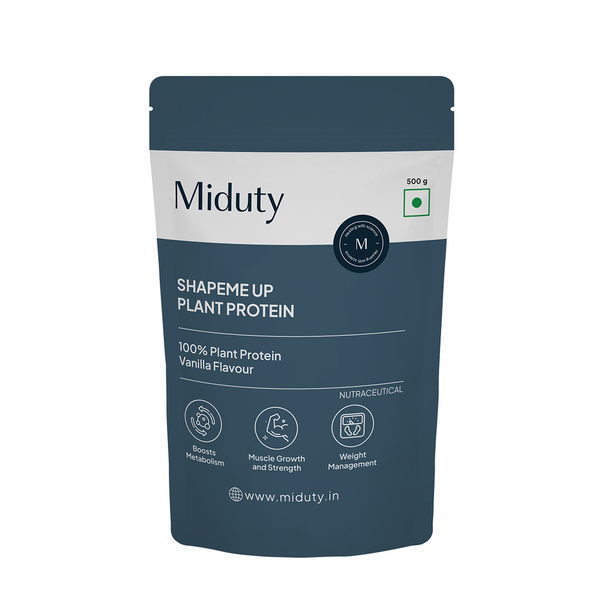 Miduty by Palak Notes Shapeme Up Plant Protein Powder | Grocsy
