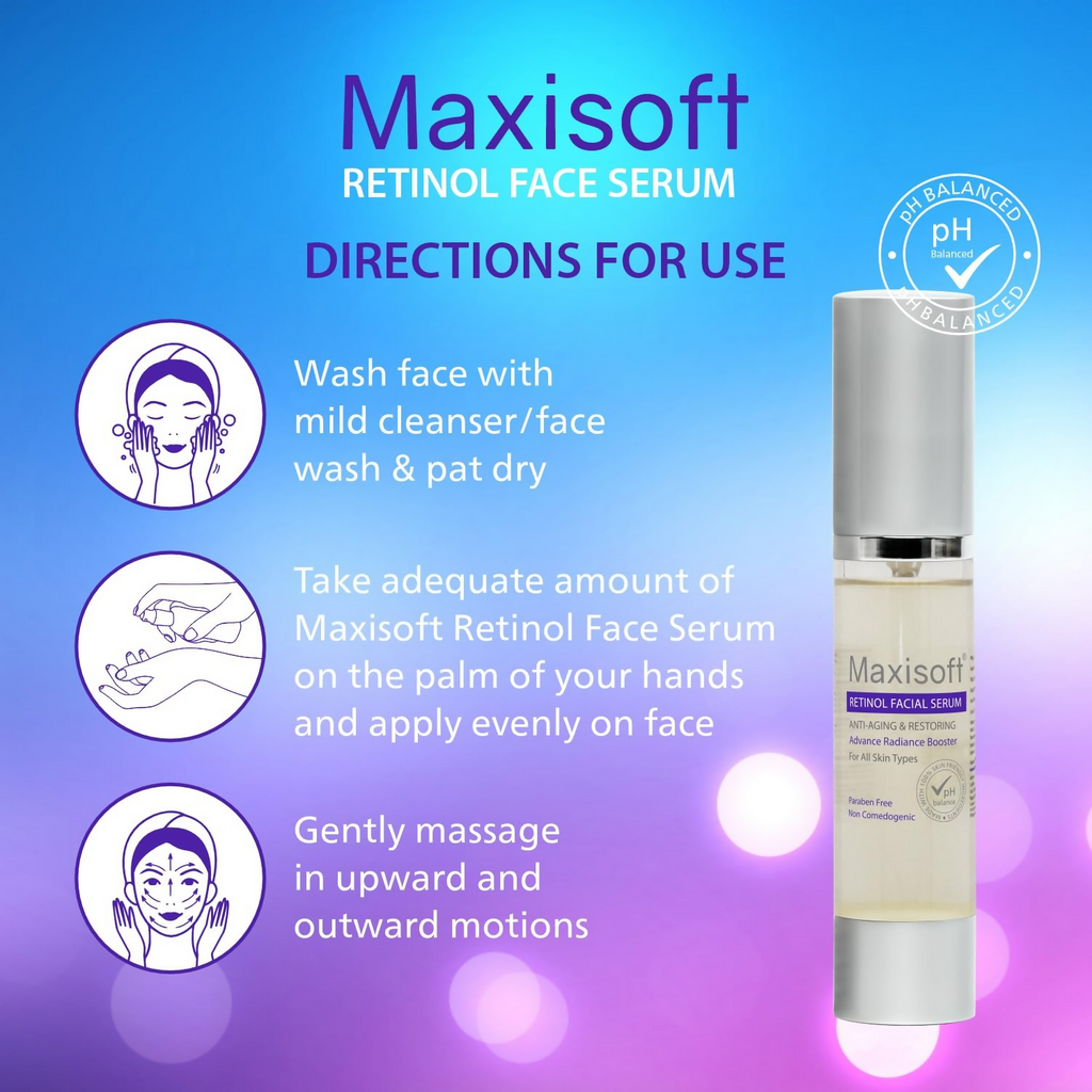 Maxisoft Retinol Face Serum | Grocsy