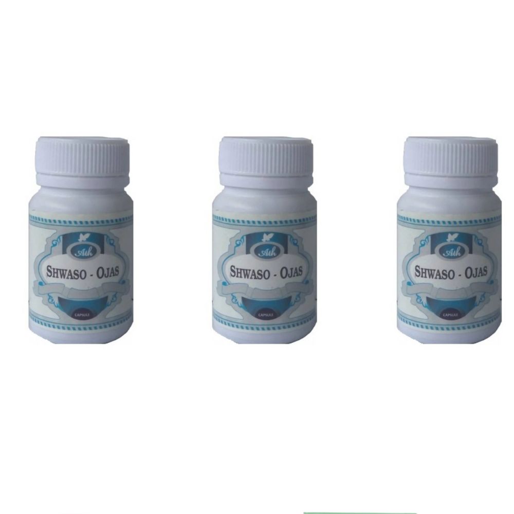 Ath Ayurdhamah Shwaso Ojas Capsules | Grocsy
