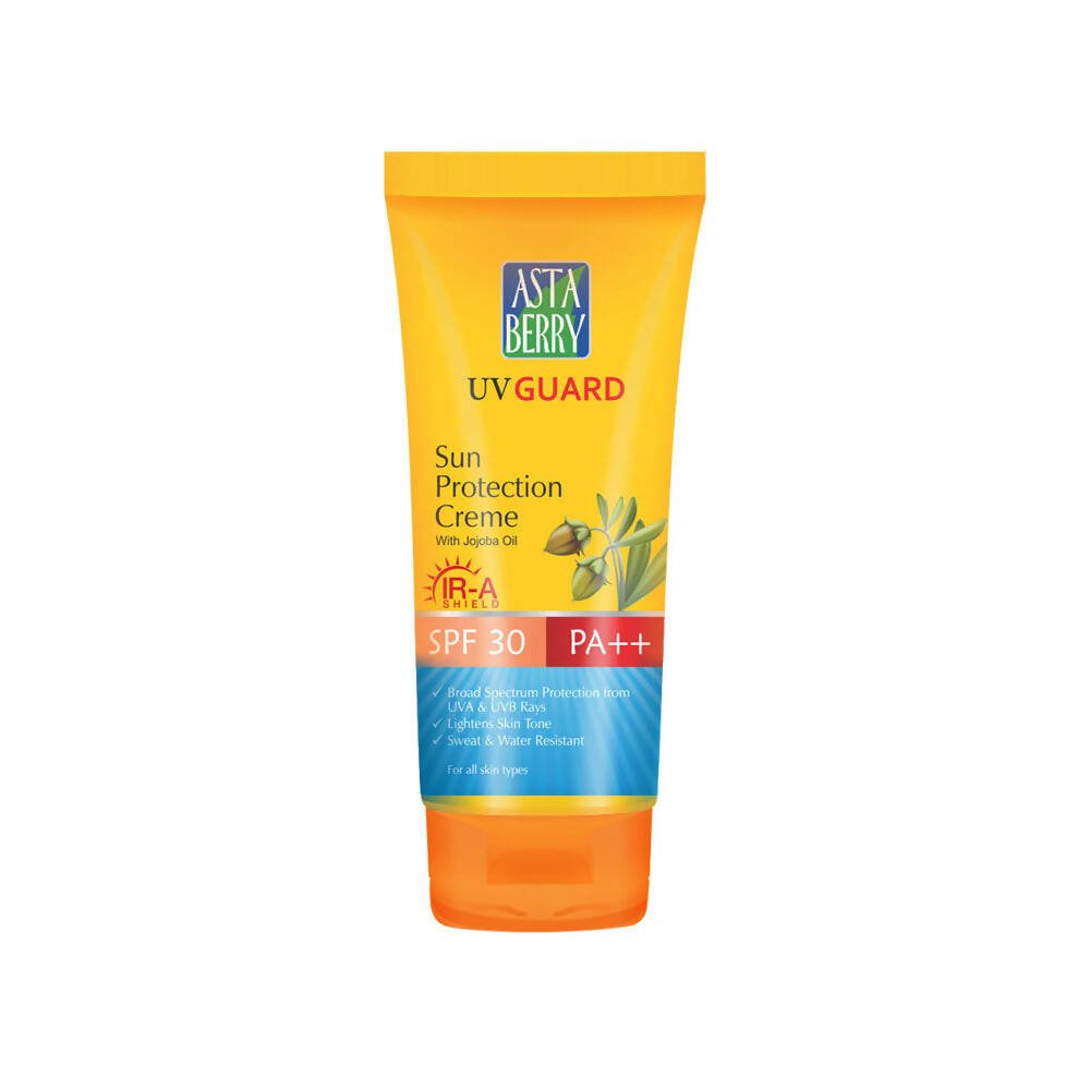 Astaberry UV Guard Sun Protection Crème SPF 30 with Jojoba Oil | Grocsy