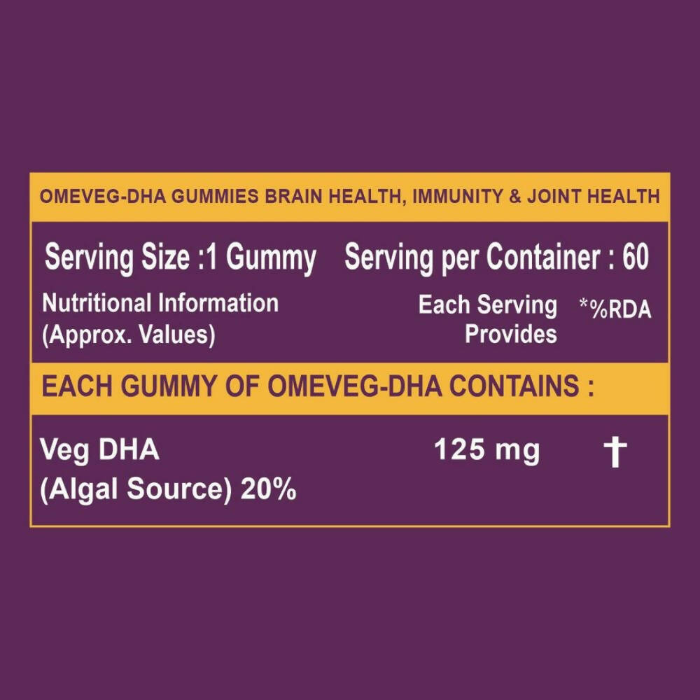 Carbamide Forte Veg Omega 3 - DHA Gummies | Grocsy