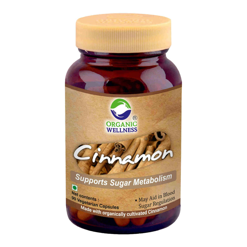 Organic Wellness Cinnamon Vegetarian Capsules | Grocsy