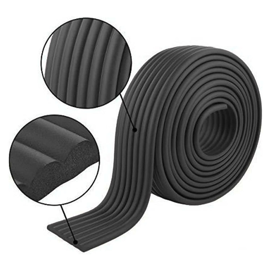 Safe-O-Kid Multi Functional 2 Meter Edge Guard, Black For Kids Protection | Grocsy